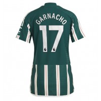 Manchester United Alejandro Garnacho #17 Vonkajší Ženy futbalový dres 2023-24 Krátky Rukáv